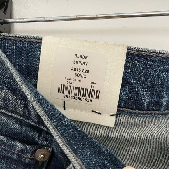 Agolde Blade Skinny Jeans in Sonic - Picture 6 of 8